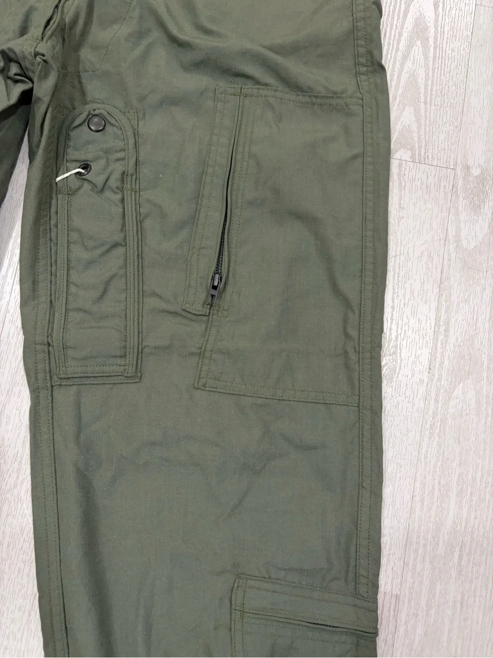 Vintage Propper Men’s CWU-27/P Nomex Flight Suit 40L Green Military Coveralls